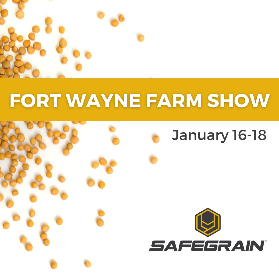 SafeGrain's tweet image. Will you be at the Fort Wayne Farm Show? Let us know in the comments or send us a message so that we can connect while there ⬇️

#FortWayneFarmShow #FarmShow #SafeGrain