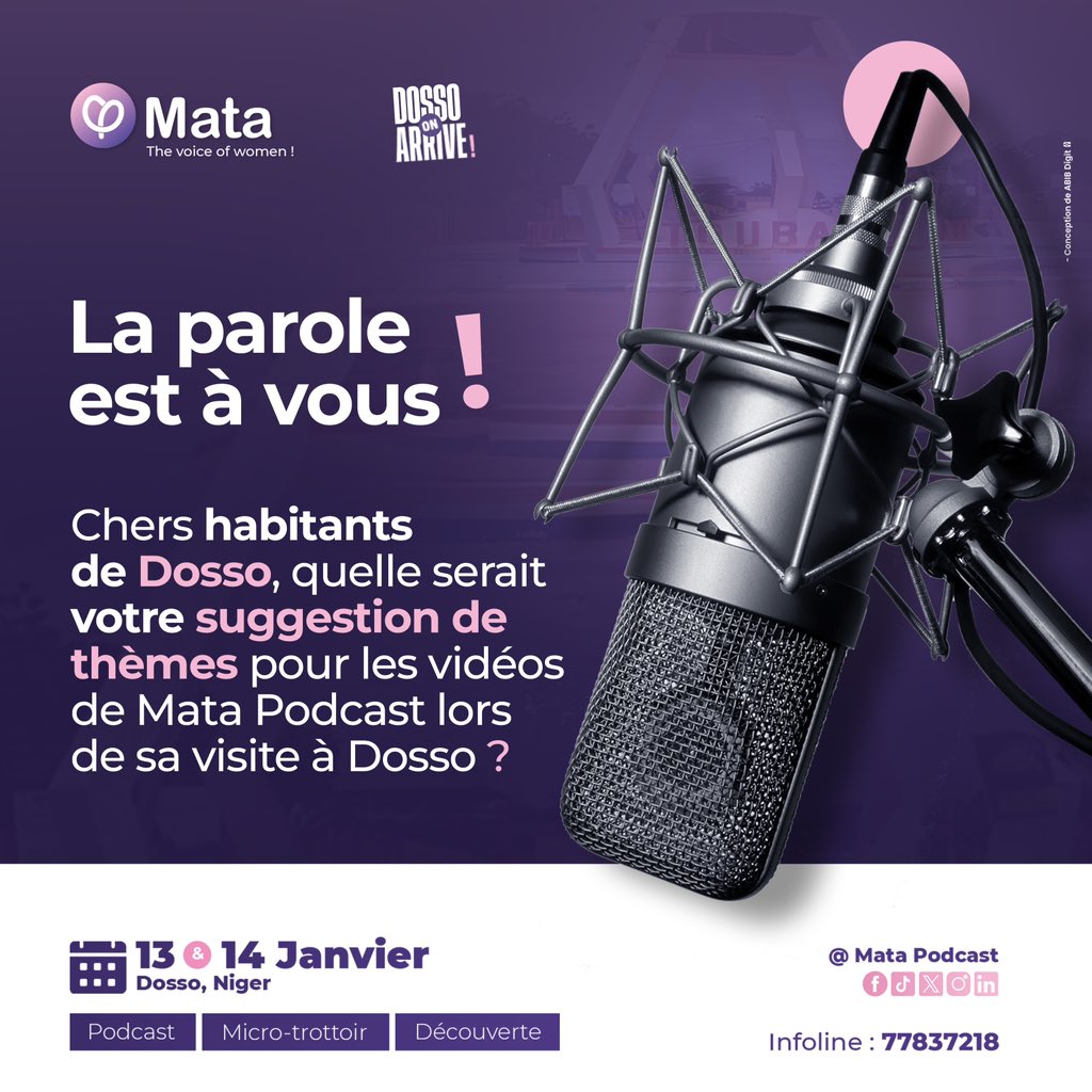 La parole est à vous 😃🎙️!
Nous sommes impatients de découvrir les thèmes sur lesquels vous souhaitez que nous intervenions.