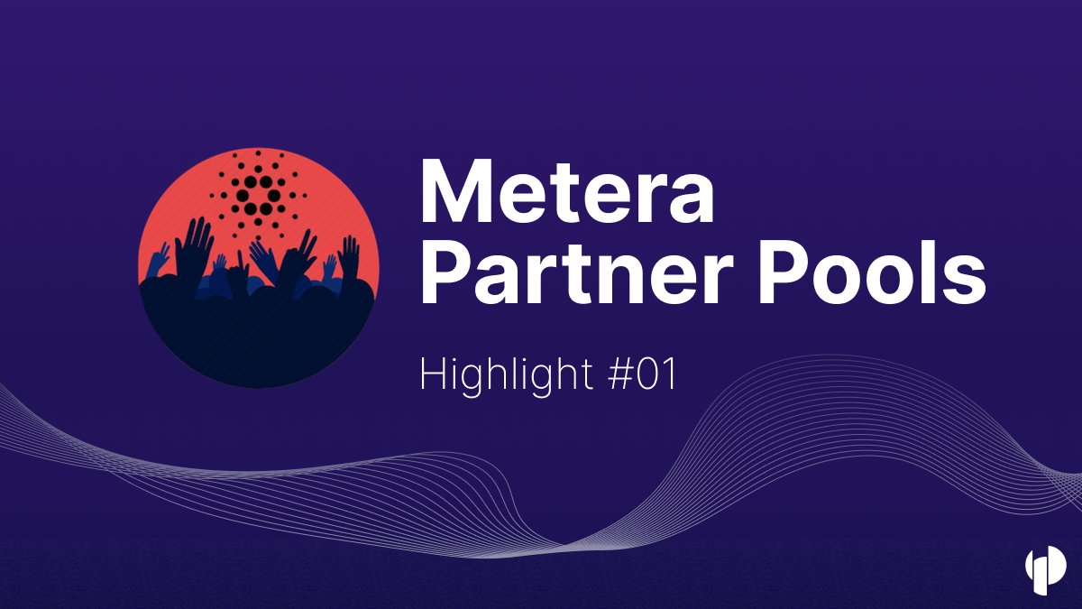MeteraProtocol's tweet image. 🤝 Metera Partner Pools Highlight #1! 🤝

Throughout the course of the Metera #ISPO, we will be highlighting each of our partnered pools.

Each of these partner pools provide immense value to the @Cardano blockchain and we are proud to be partnered with each of them. 🙌

1/3 🧵