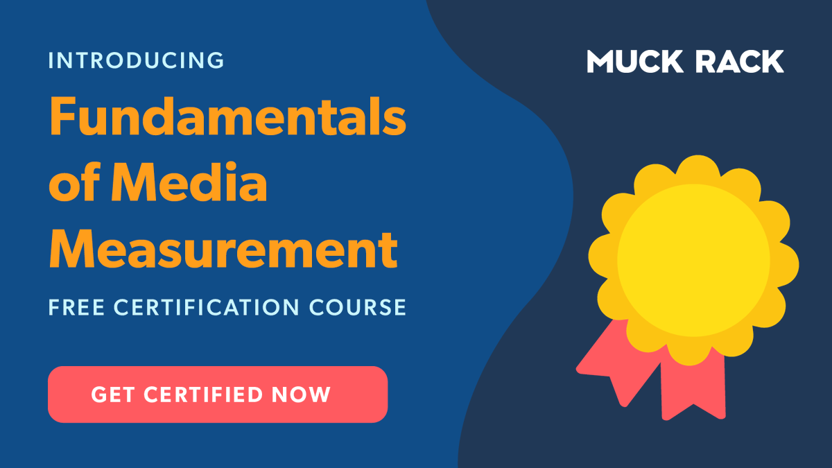 Struggling to measure your #earnedmedia efforts? We've teamed up with industry professionals <a href="/ginidietrich/">Gini Dietrich</a>, <a href="/gojohnab/">Johna B.</a> and <a href="/cspenn/">Christopher S. Penn</a> to bring you our newest Muck Rack Academy course, Fundamentals of Media Measurement! Learn more and sign up for free: muckrack.com/blog/2024/01/0…