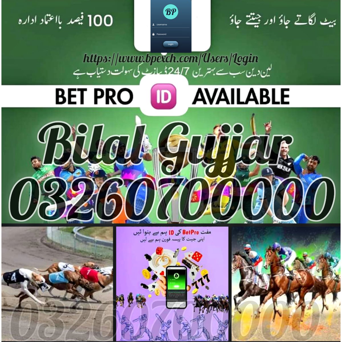 bilal_1244's tweet image. Betting ID available...
Contact: 03260700000/Bilal Gujjar
bpexch.com
#betproexchange 
#betproexchpak 
#betproexchinpakistan 
#betroid 
#gambling 
#BetproAccount 
#BetproID 
#casinogames 
#gaming 
#betonline
#BETTING
#betpro 
#indiavsaut
#betproexch 
#bpexch