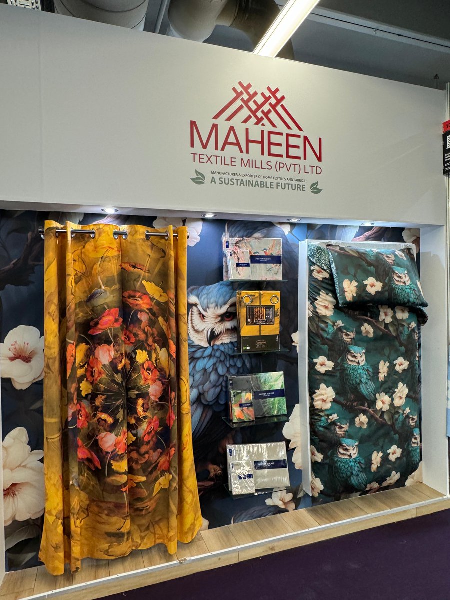 Maheentex's tweet photo. Outstanding start in January: Heimtextil 2024 as we spotlight sustainable practices shaping the textile industry. Together, let’s weave a greener future!

Visit us @Hall 10.1 Stand D-61

Experience our latest offerings and explore the world of premium textile. https://t.co/AFeao8nTLi