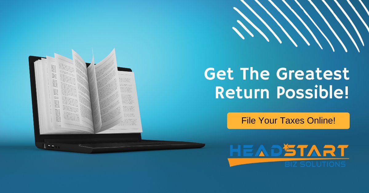 Headstart_Biz's tweet image. Head to taxes.headstartbiz.com #getyourrefund