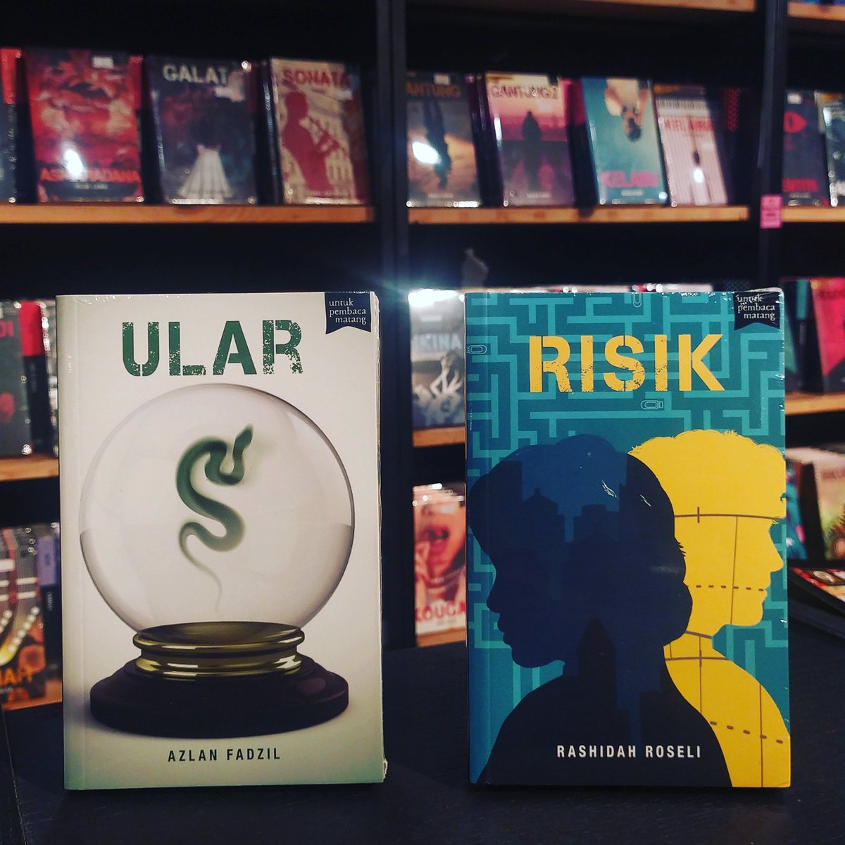 KedaiFixi's tweet image. Buat mereka yang mencari #ULAR dan #RISIK boleh dapatkan di Kedai Fixi. #3BukuFixiRM60 #KedaiFixi #malaysiamembaca #novelmelayu