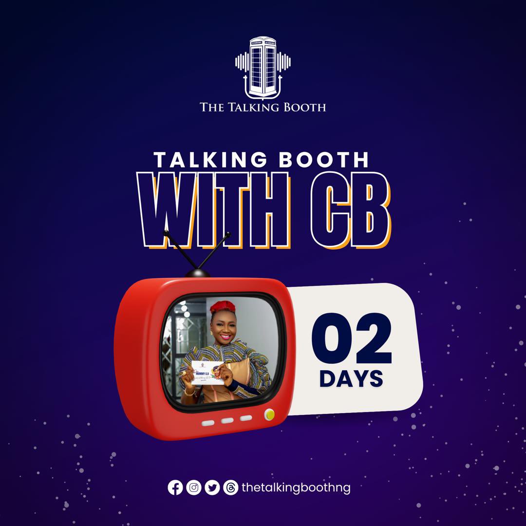 talkingboothng's tweet photo. Only 2days lefts till the #TTB premiere! Who’s counting down with us 💃💃  @talkingboothng Coming to YouTube soon!!!

Mummy Zee Tb Joshua  Emmanuel Tv Tiwa savage Daddy Zee #trending #viral https://t.co/QvJAEkxXYd