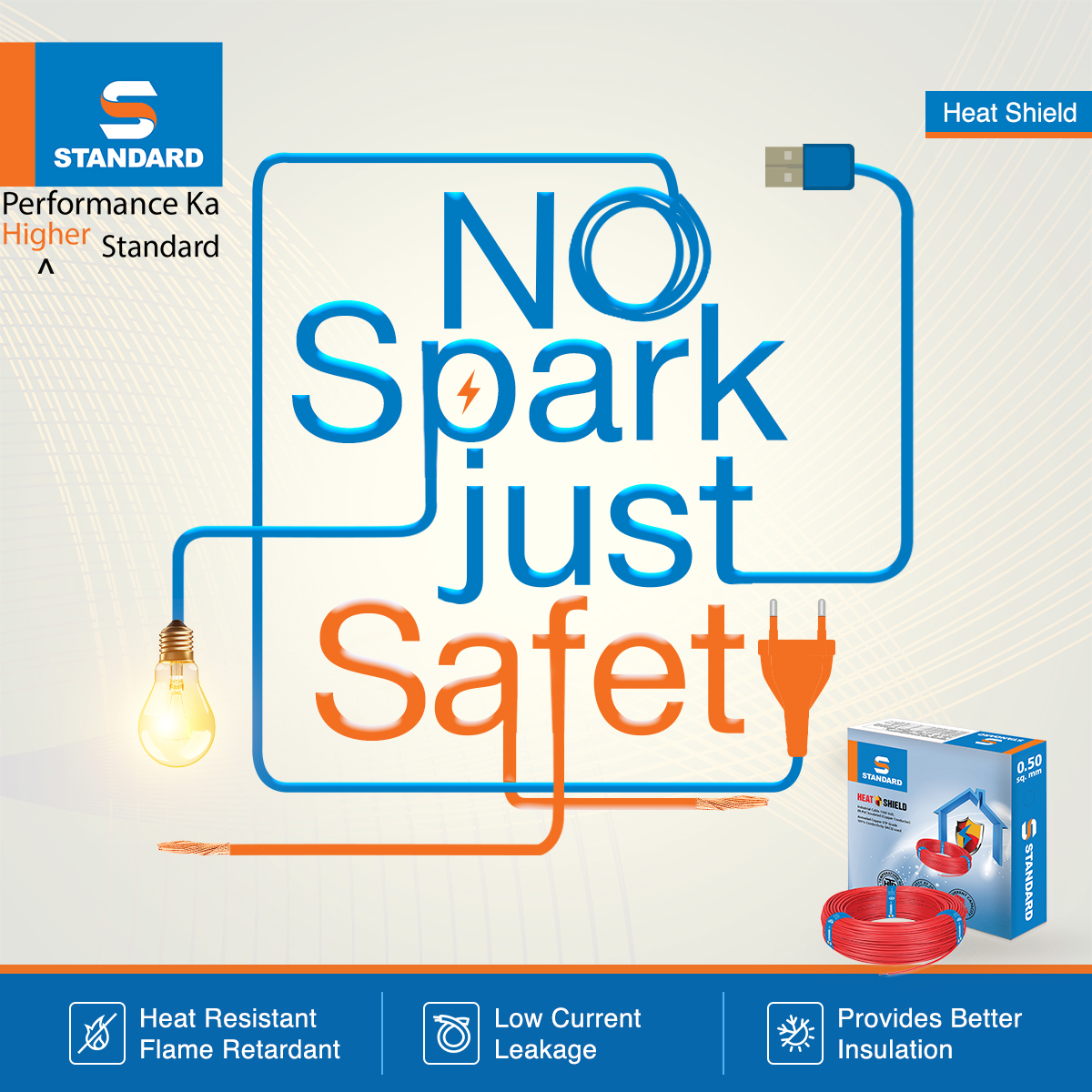 StdElectricals's tweet photo. Standard Electricals: Unleash the power of protection with our heat shield wire—keeping your connections cool, always! 🛡️
Check out the link for more information: https://t.co/owibPDbYzL
#StandardElectricals #electriccable #cablemanagement #housewire https://t.co/sISVpknvg2