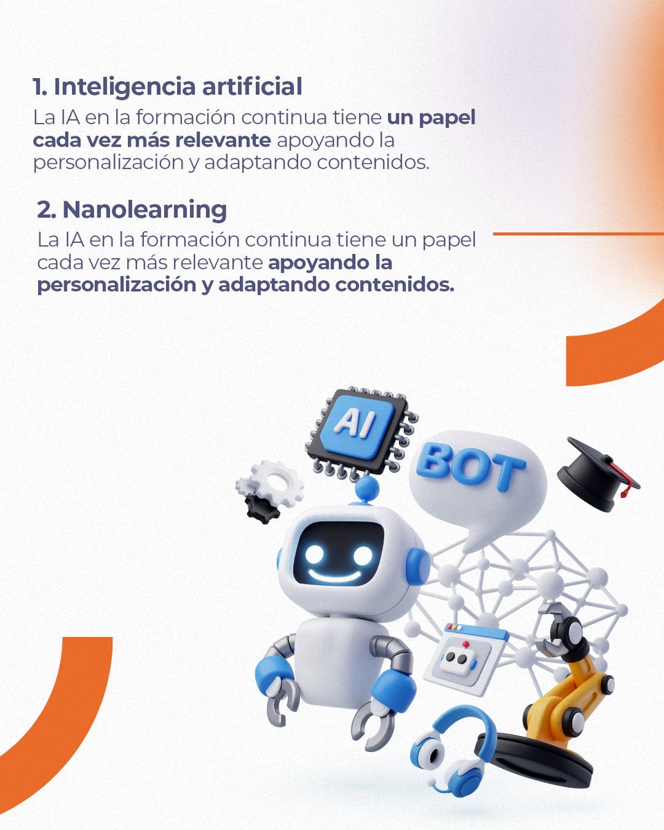 ScalaLearning_'s tweet photo. La industria educativa enfrenta grandes retos este año, por eso hoy te compartimos algunas de las principales tendencias que puedes implementar en tu equipo o con tus alumnos.

#tendencias #2024 #IA #educación #formación #capacitación #capacitate #university #educaciónvirtual https://t.co/zN1j3Xhdeb