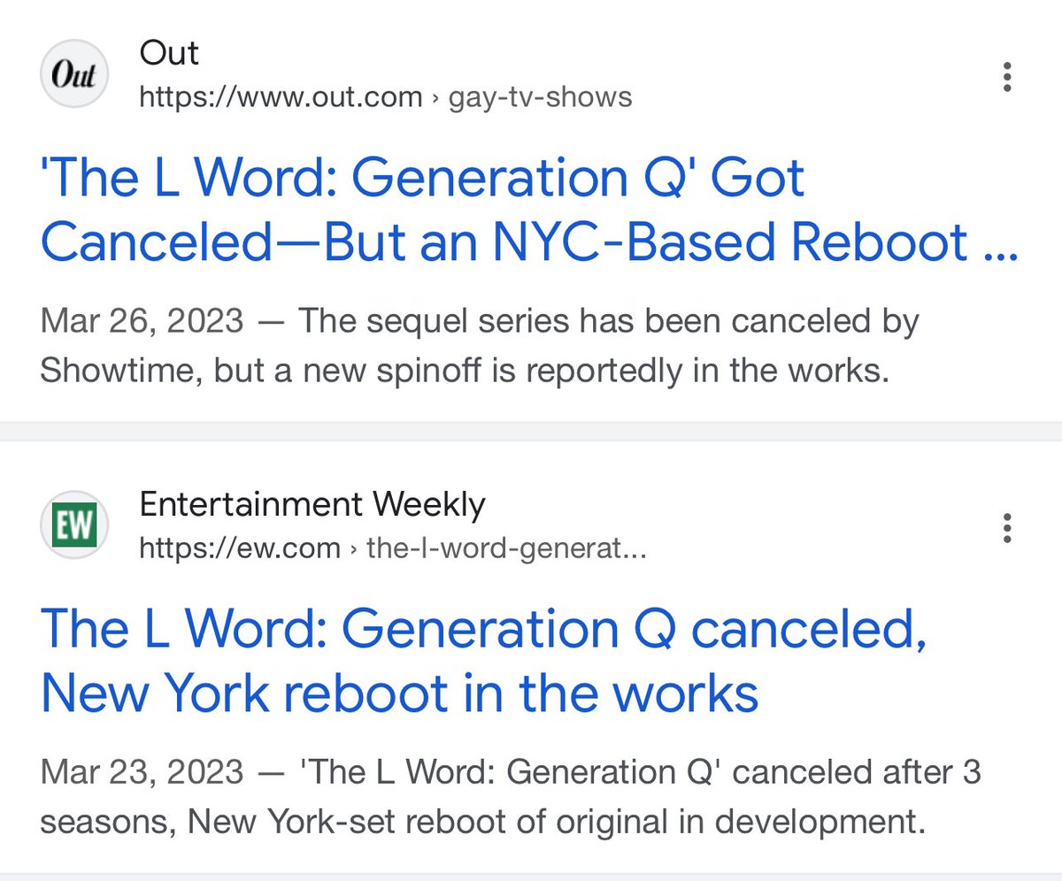 The L Word': Generation Q' Canceled, 'The L Word: New York' In