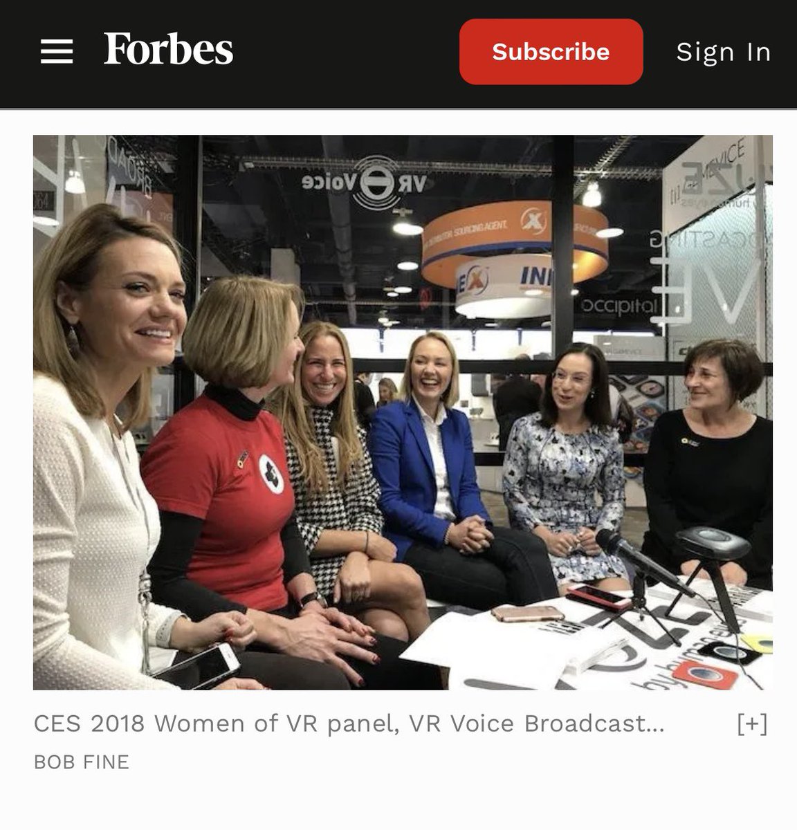 6 years ago I joined a panel of remarkable women at #CES, all speaking adamantly about how #virtualreality will disrupt #entertainment, #healthcare and more. 

At that time, the recognition of the importance of #spatial #technology and the role of #womeninvr was still emerging.…