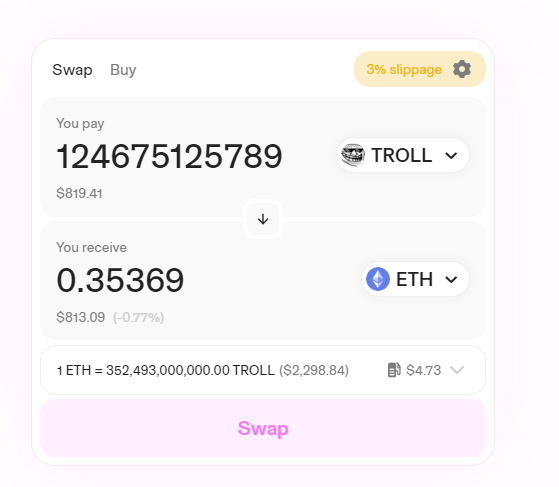 MxChance646's tweet photo. received $TROLL airdrop https://t.co/0ZSABrLqNJ https://t.co/PxKPnVdWAp