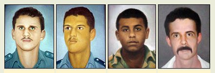 Evocamos hoy a los 4 jóvenes combatientes vilmente asesinados en Tarará hace 32 años: Orosmán, Yuri, Rafael y Rolando. El crimen no quedó impune, la Patria recuerda a sus mártires. #TenemosMemoria