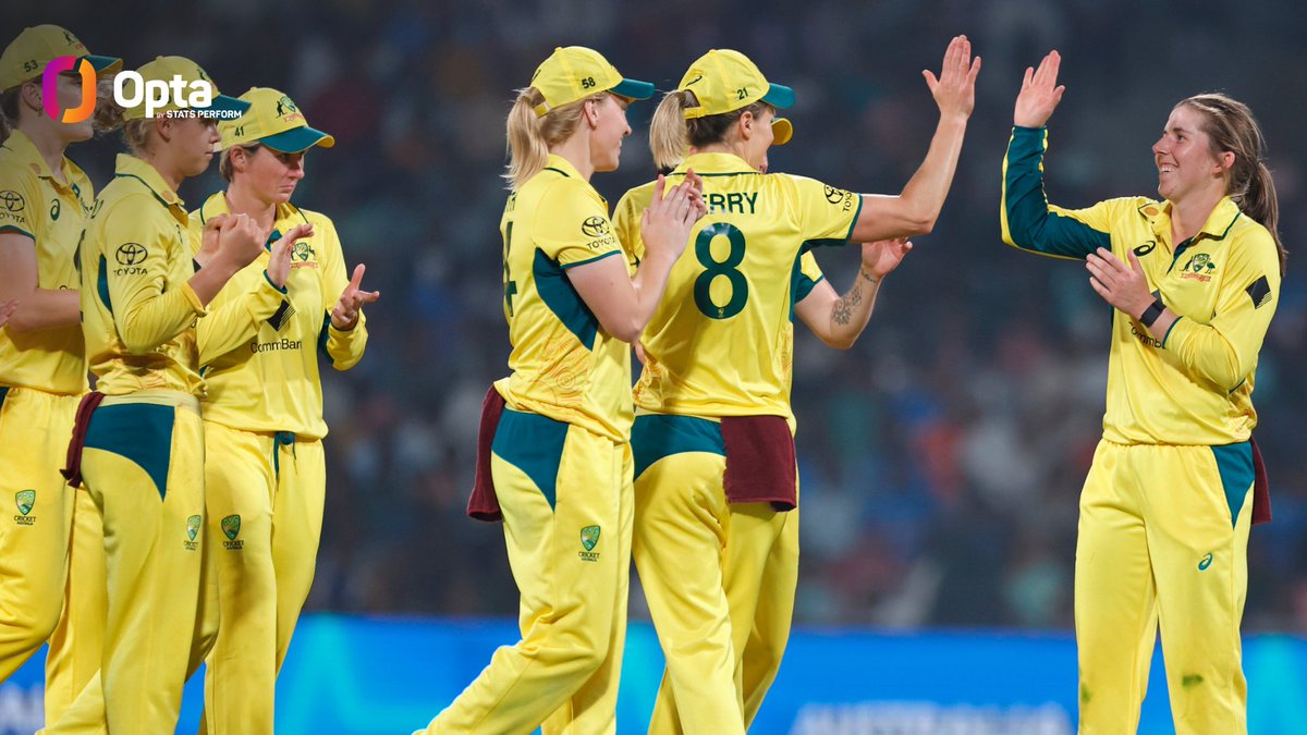 18 - @AusWomenCricket have won 18 of their last 19 #WT20I games after winning the toss, including the last two on the bounce; the only defeat they faced in this period was against England in July 2023 (by three runs). Supremacy. #INDvAUS
