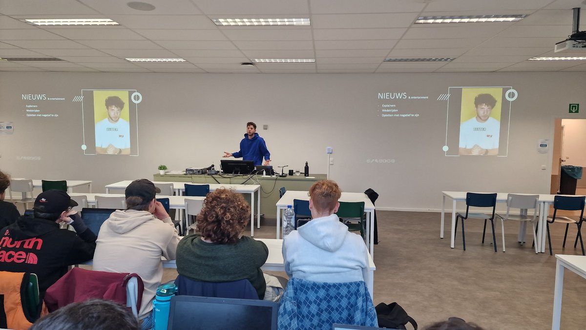 vhoremans's tweet photo. Zo vlak voor het examen nog een extra 👊 aan onze studenten 𝐒𝐩𝐨𝐫𝐭𝐣𝐨𝐮𝐫𝐧𝐚𝐥𝐢𝐬𝐭𝐢𝐞𝐤 en 𝐒𝐩𝐨𝐫𝐭𝐬 𝐄𝐧𝐭𝐞𝐫𝐭𝐚𝐢𝐧𝐦𝐞𝐧𝐭 bij @ThomasMoreBE ! 

Het was een boeiend eerste semester! Shout-out naar alle gastdocenten! 🙏
 https://t.co/AThnwohGlz https://t.co/Gtj09fYWsu