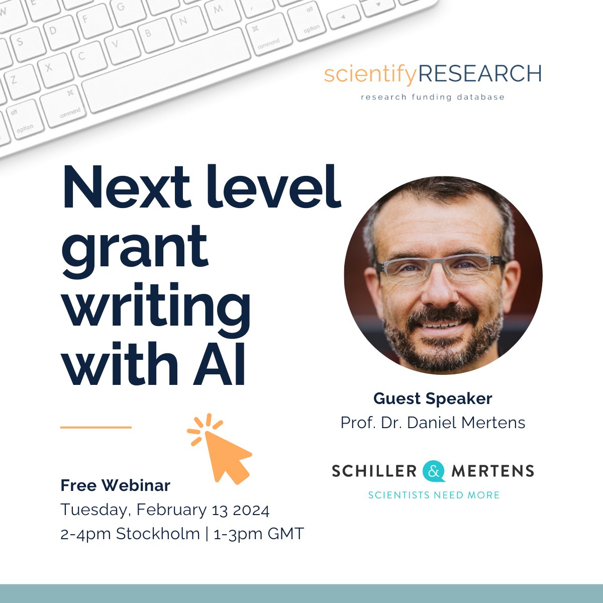 scientifyRES's tweet photo. Our first webinar of the year will focus on how researchers can unlock the potential of AI for research grant writing, and more.
Next level grant writing with AI
Tuesday, February 13, 2024
14:00-16:00 CET (GMT+1)
Register for the #FreeWebinar here:
https://t.co/iy6pnXdzwu https://t.co/rdQsxv3XRS