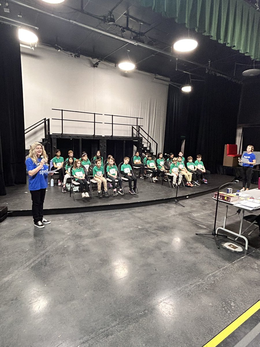 We’re starting the schoolwide spelling bee! 🐝 #corbettprep #scrippsbee