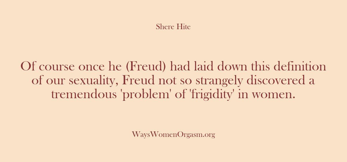 LrnAbtSexuality's tweet photo. Excerpt from 'The Hite Report' - a study on sexual research that explores women's experience with #orgasm. Discover intriguing insights on the topic! #SexResearch #FemaleExperience https://t.co/EiainHiHtT