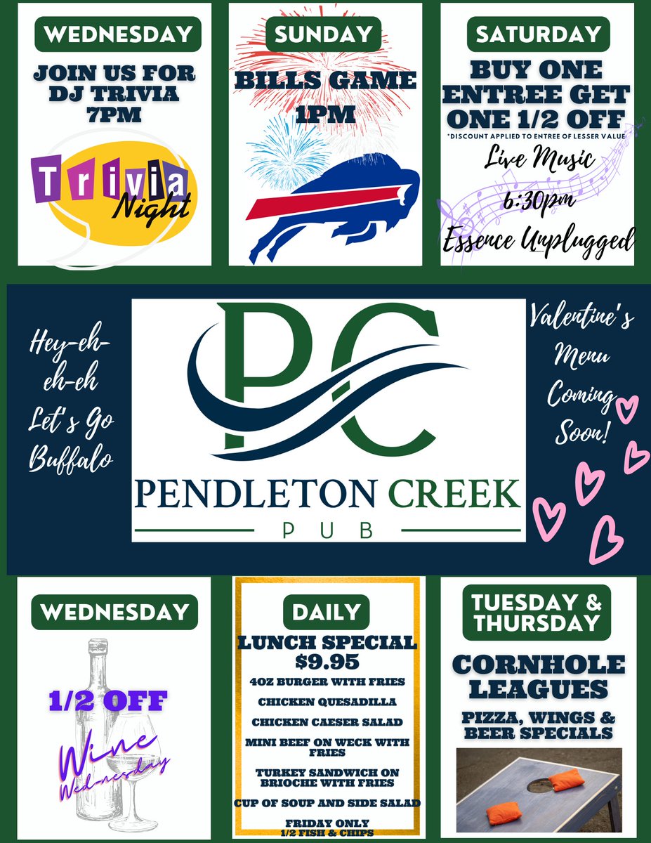 This Week at The Pub 1/9/24