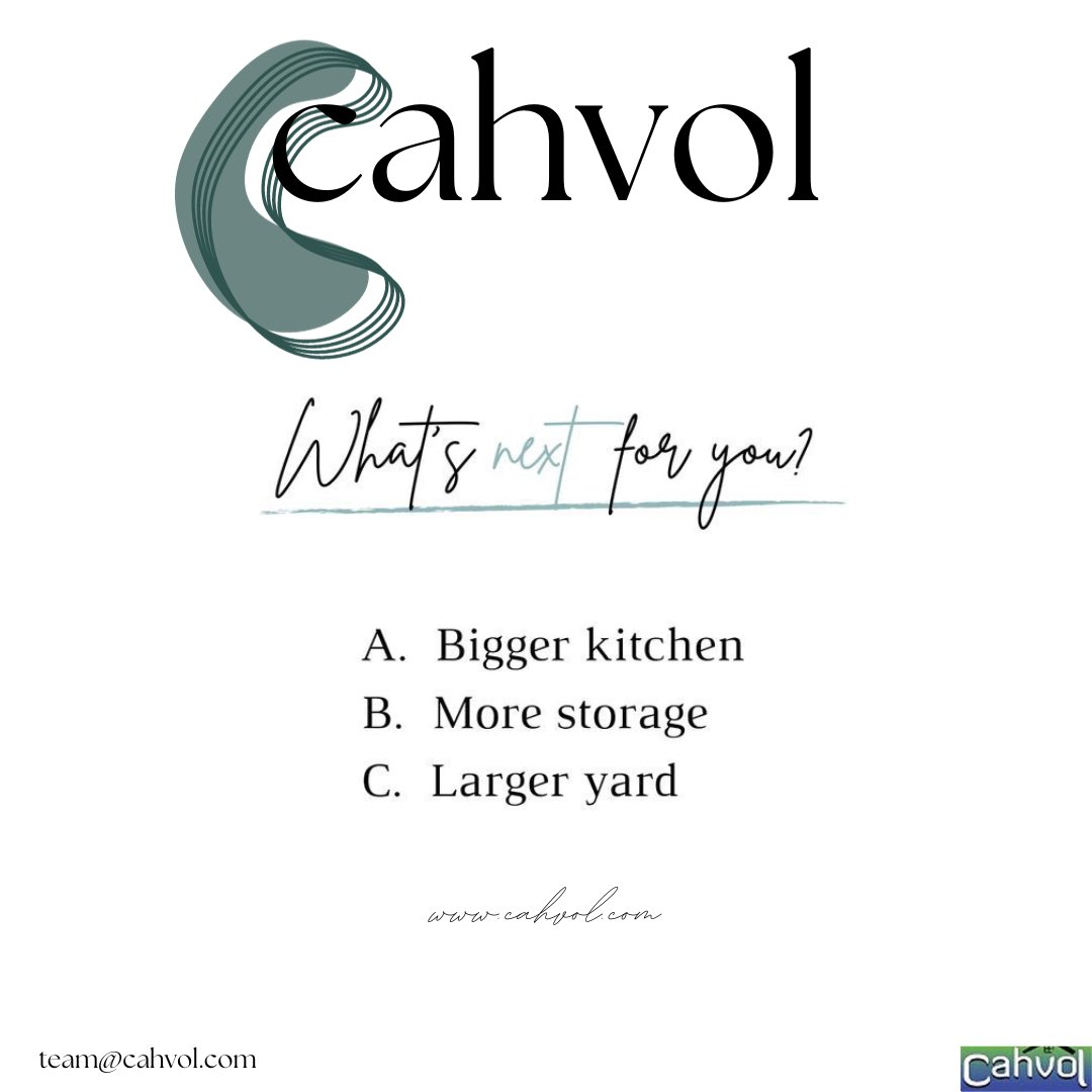 Cahvol's tweet photo. What is next for you? 

Comment below! 

🏡🗝 #home #goals #garden #kitchen #livingroom #decor #size #newyear #property #comfy https://t.co/kQAHEFHOYj