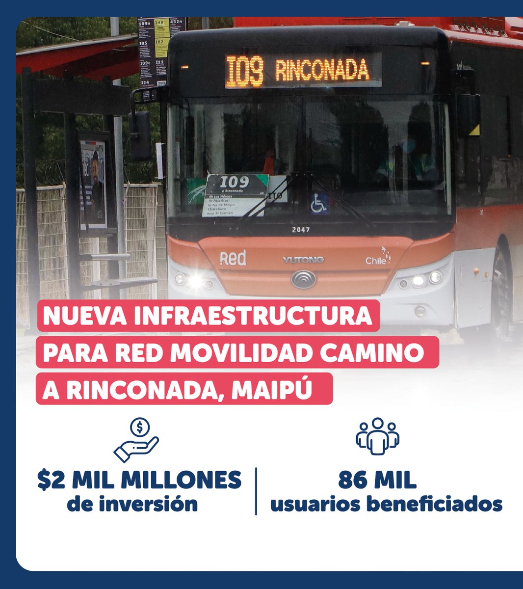 DTPMet's tweet photo. Seguimos trabajando para fortalecer un sistema de transportes integral, que contemple, además de la renovación de buses, una infraestructura acorde a los avances. 
✅Conoce aquí, más detalles de los trabajos de conservación en Camino a Rinconada en @Muni_Maipu 🚧⛏️🚌👷👷‍♀️ https://t.co/bvBzOFuH9b