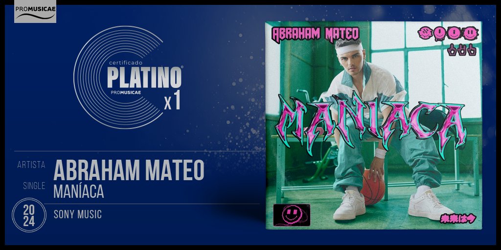 💿 || "Quiero Decirte" consigue su 4° disco de platino en España.

Por otra parte "Maniaca" consigue su primer disco de platino en España.

Enhorabuena <a href="/AbrahamMateo/">Abraham Mateo</a> !! 🙌🏻