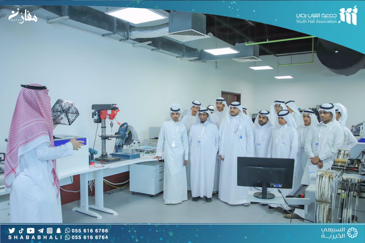 shababhali's tweet photo. 🔭جولة القادة داخل #معمل_الابتكــار 
للتعرف على تقنيات النمذجة والتصنيع

🔹شركة وادي مكة للتقنية
 @WadiMakkahSA 

📍#القنفذة 
#رحلات_الشباب https://t.co/y4Y7Mqsef4