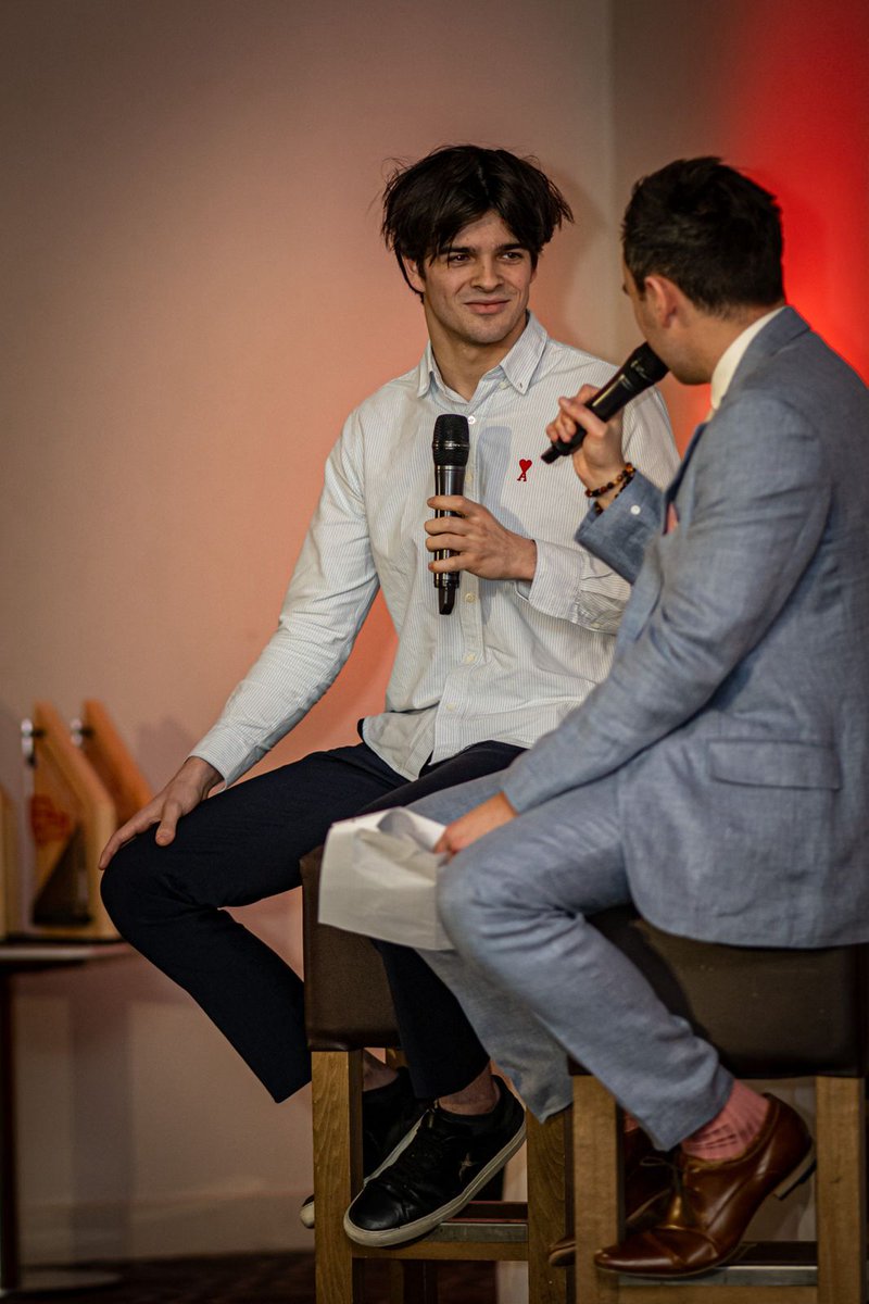 ZakOSullivan's tweet photo. An enjoyable evening at the @whiltonmill Awards last weekend, and great to be up on stage with @ChrisMcCarthy32 talking about my time in karting and career to date.
Congratulations to all the award winners ๐
๐ธ - Stu Stretton Media
#WMKC #Karting #Awards #WhiltonMill #F2 #WeAreWilliams