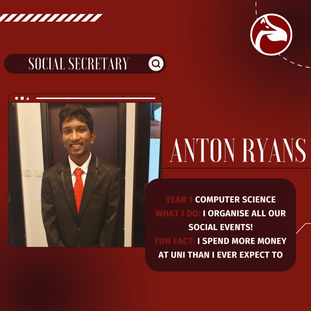 uolcompsoc's tweet photo. 🚀 New year, fresh faces, endless possibilities! Get ready to meet the newest members of LeicesterCS committee: Social Secretary Anton Ryans, Publicity Officer Draco Sajan, and Sports Ambassador Sarthak Nanda
#leicestercs #uniofleicester #committee https://t.co/KmOyGD9eXv