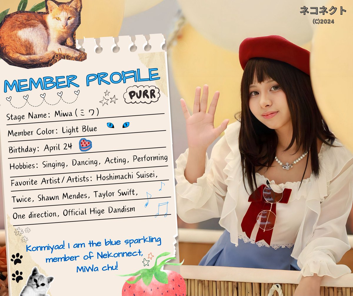 Nekonnect_PH's tweet photo. Meow-llo everyone~ ᗢ๑੭

We're proud to announce and welcome our newest member, Miwa! May you support her as you've  constantly supported us.🙇‍♀️

Visit our Official Facebook Page for more details: https://t.co/PumeJn4xRH https://t.co/sUBcvlGiKh