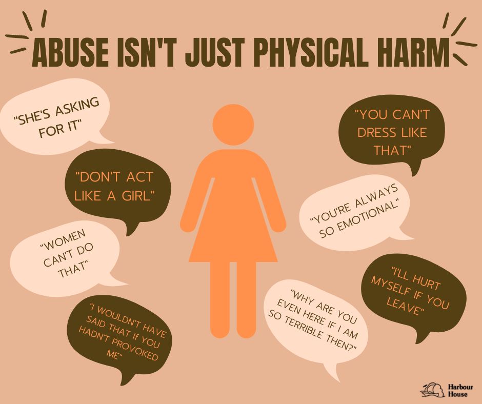 Domestic abuse is pattern of behavior in any relationship that is used to gain or maintain power and control over an intimate partner. Contact our outreach team at outreach@harbour-house.ca (902) 543-9970 or call our 24 hr support line at 1-902-543-3999 or 1-888-543-3999