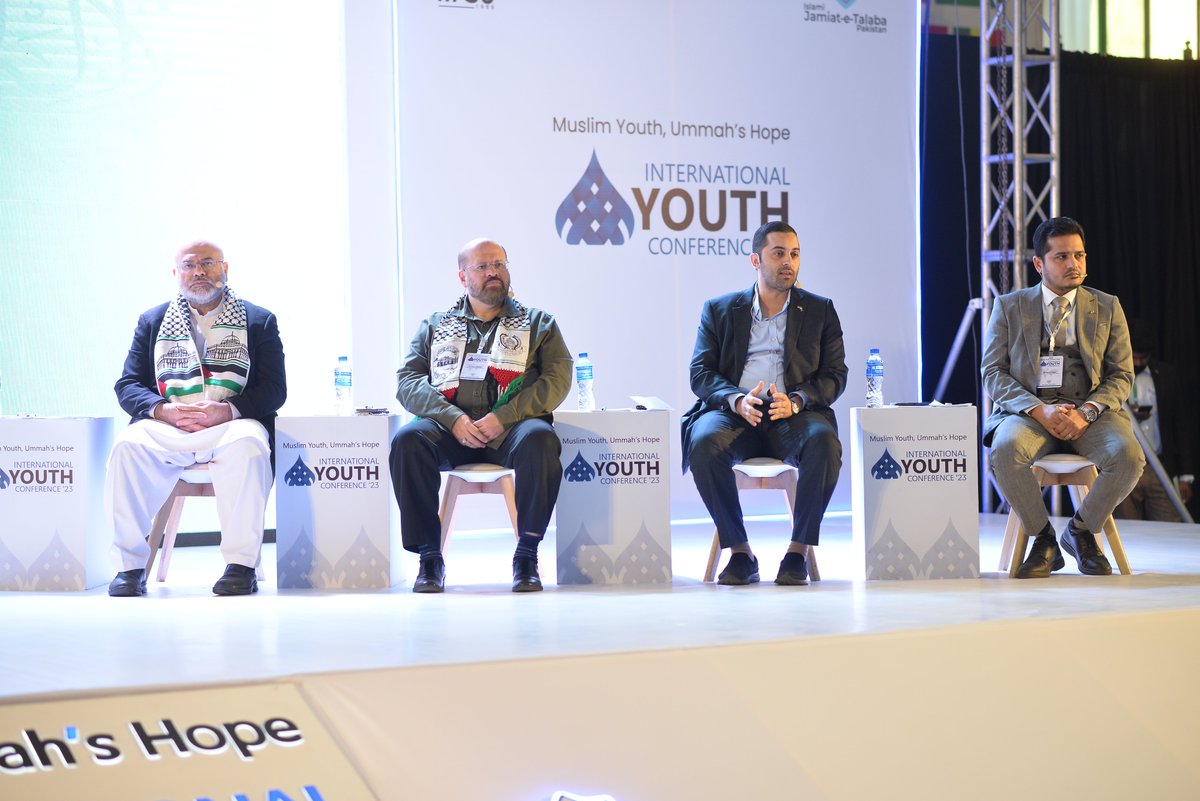 PresidentIJT's tweet photo. Reflecting on the impactful "International Youth Conference" organized by @JamiatPK, where delegates from Hamas and Palestine shared their aspirations with the Pakistani people.
Let's continue to echo their hopes and rally for justice! 🇵🇸🇵🇰

#GazaCallsPakistan_toICJ https://t.co/ZVIGT8dh7Z