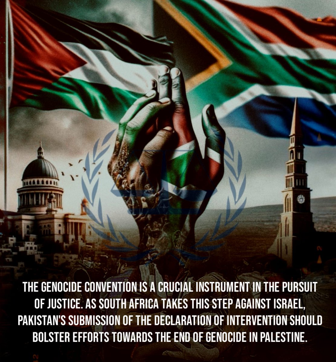bint_e_abdul's tweet photo. Gaza is calling, and Pakistan 🇵🇰 must answer at the ICJ. Support 
South Africa 🇿🇦 and let justice prevail. #GazaCallsPakistan_toICJ https://t.co/uk1d9kozc6