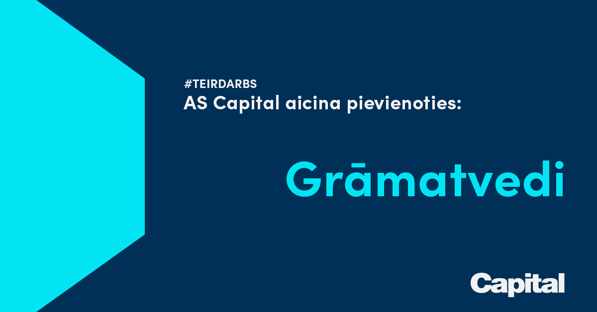 CapitalLV's tweet photo. Cipari, rēķini un grāmatvedības programmas ir Tava ikdiena? #Capital aicina komandā pievienoties grāmatvedi ar atbilstošu izglītību, pieredzi un pozitīvu attieksmi pret darbu! 

Vairāk informācijas šeit: https://t.co/H6Zb34sS9a

#TeIrDarbs #Pievienojies https://t.co/NNDguAZyGy