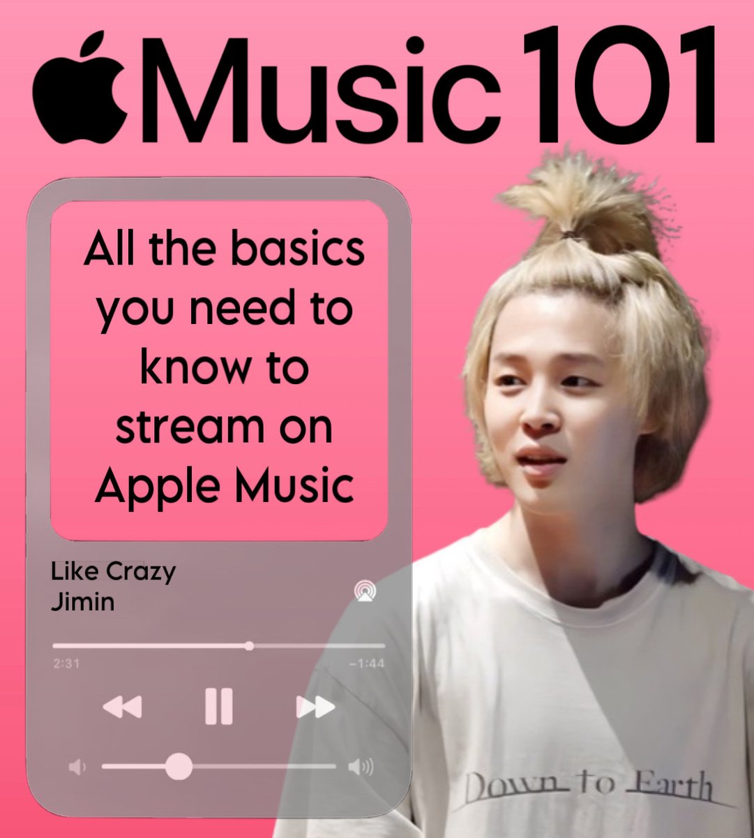 Let's prepare for FACE RE-COMEBACK and PJM2 💪 GET APPLE MUSIC FOR JIMIN NOW 🍎 All Jimin Lovers MUST learn and use multiple streaming platforms ‼️ Read through this thread Get your accounts ready! 🔥 KICKSTART 2024 WITH JIMIN STREAM ON ALL PLATFORMS #Kickstart2024withJimin