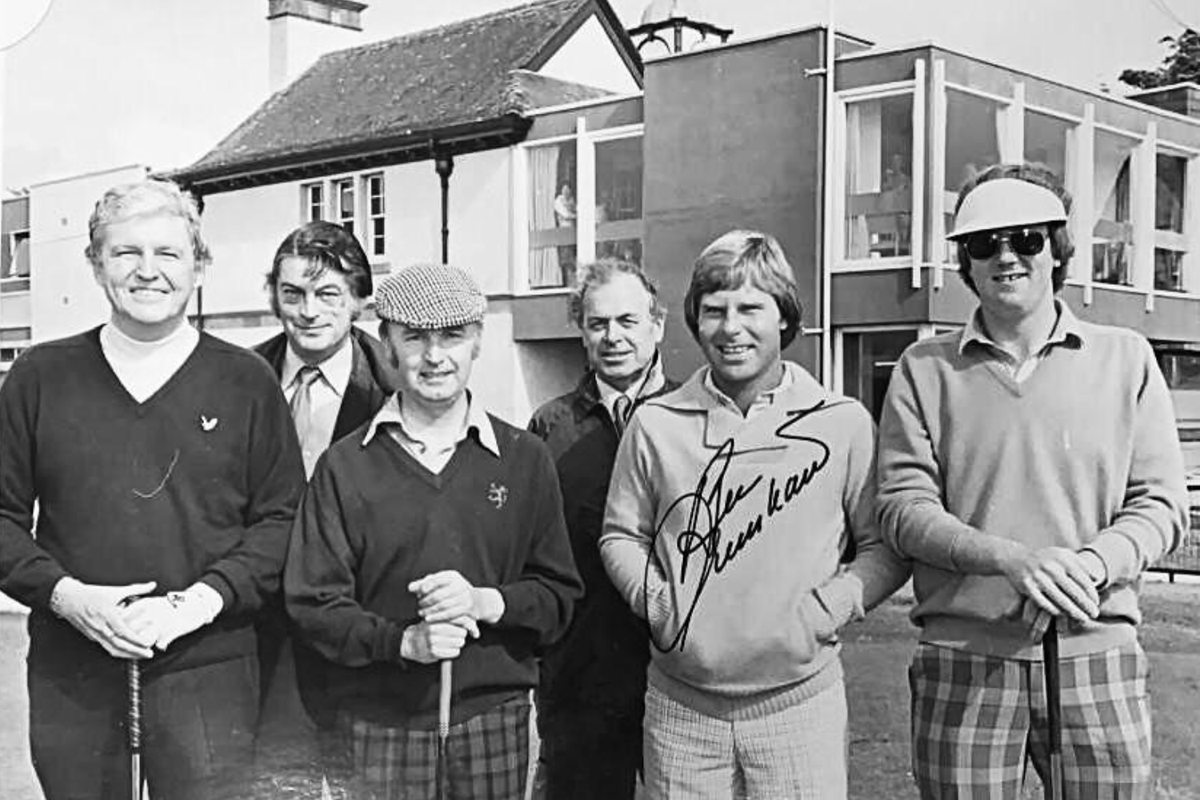 A very happy birthday to Honorary Member, Ben Crenshaw, pictured here playing Royal Dornoch in 1980. Left to right: Mark McCormack, Dr John Macleod (Club Captain), Willie Skinner (Head Pro), Ben Crenshaw, Ken Murray (Club Secretary) and Ian MacIntosh (Club Champion).