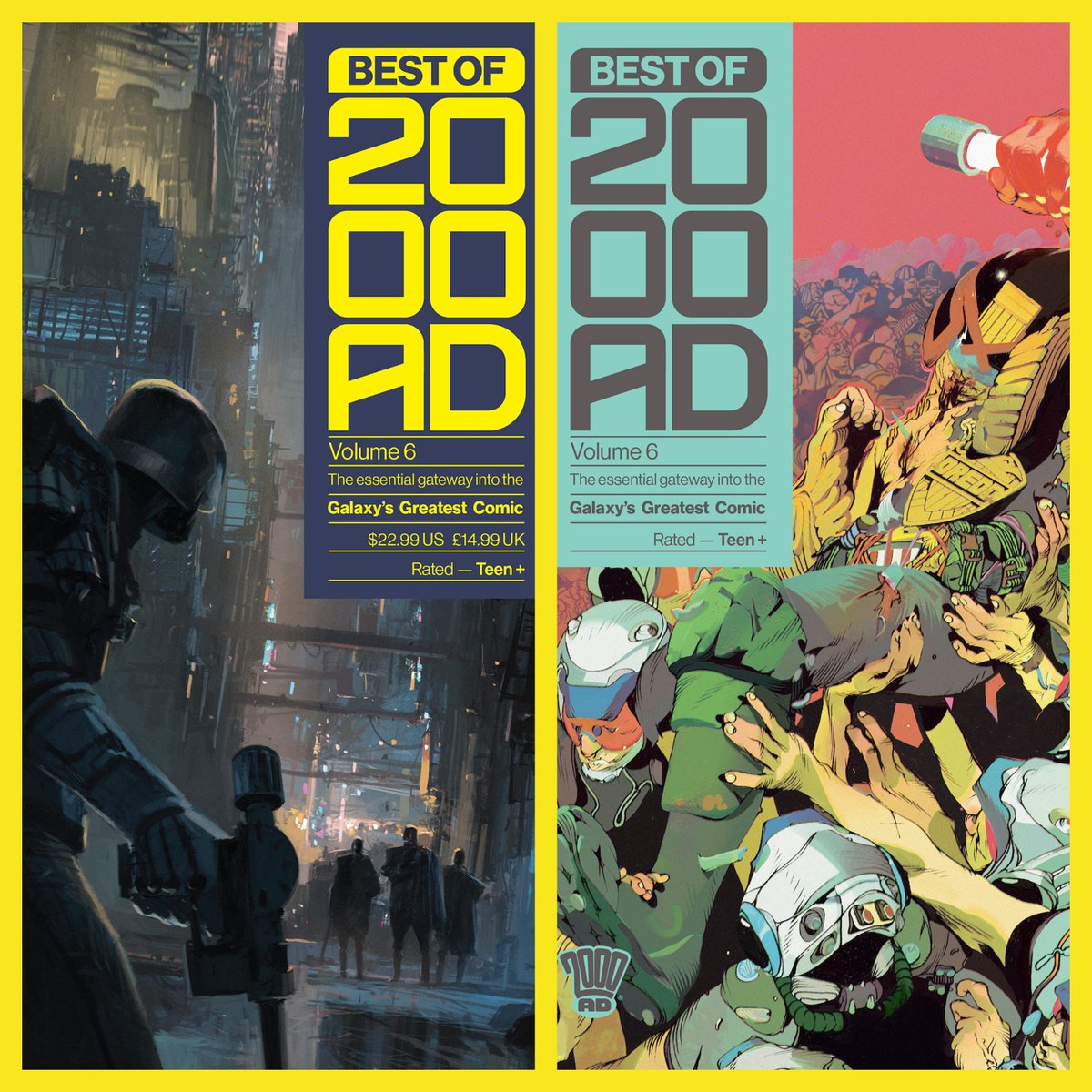EXCLUSIVE First Look: ‘Best of 2000 AD’ Vol. 6 cover reveals @2000AD #comics #JudgeDredd By creators @an_anandrk, @ianmcque, and @hellomuller, get the scoop here: aiptcomics.com/2024/01/09/exc…