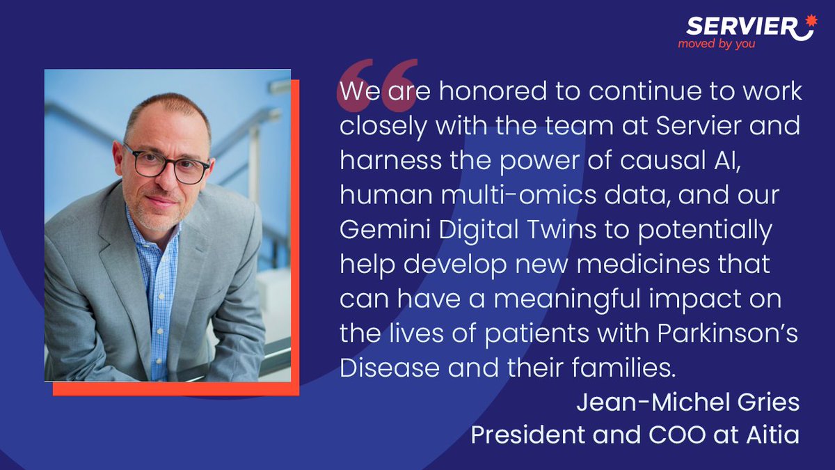 Hear from Jean-Michel Gries, President and COO at @Aitiabio who share few words about this new collaboration.
#neuroscience #ParkinsonsDisease #GeminiDigitalTwins #Gemini
Learn more about this partnership 👉 bit.ly/3Hh78Ty