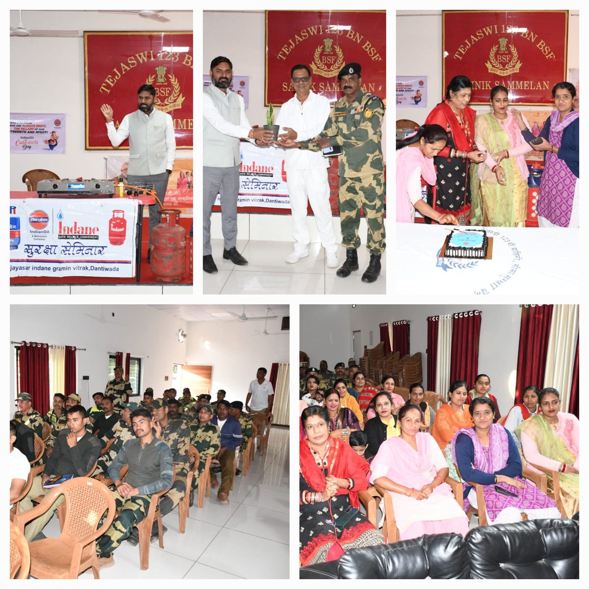 Safety Clinic at BSF colony Dantiwada organized on the occasion of Customers Day. Sh LB Ram,Dy. commandant was chief Guest for the event.60 participants attended the safety clinic and appreciated the same.#IndianOilCustomerDay <a href="/ChairmanIOCL/">ChairmanIOC</a> <a href="/DirMktg_iocl/">Director (Marketing), IndianOil</a> <a href="/MANNADURAI7/">M ANNADURAI</a>