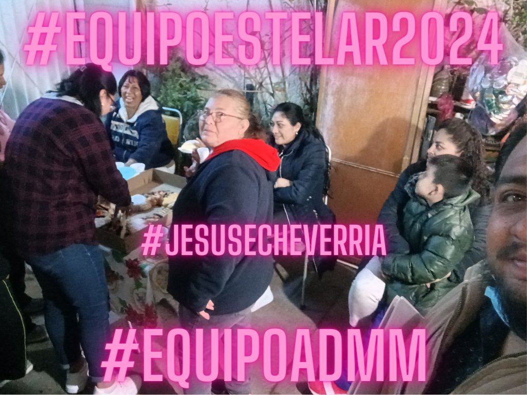 JesusEDistrito6's tweet photo. Excelente Tarde #EquipoEstelar2024 Muy Buen Convivencia #RoscaDeReyes #EquipoADMM #Distrito6 #Ecatepec aquí seguimos y no Nos Vamos.@alfredodelmazo @EduardoFloMa1 @GemmaLpez15 https://t.co/bh5PkvDvsD