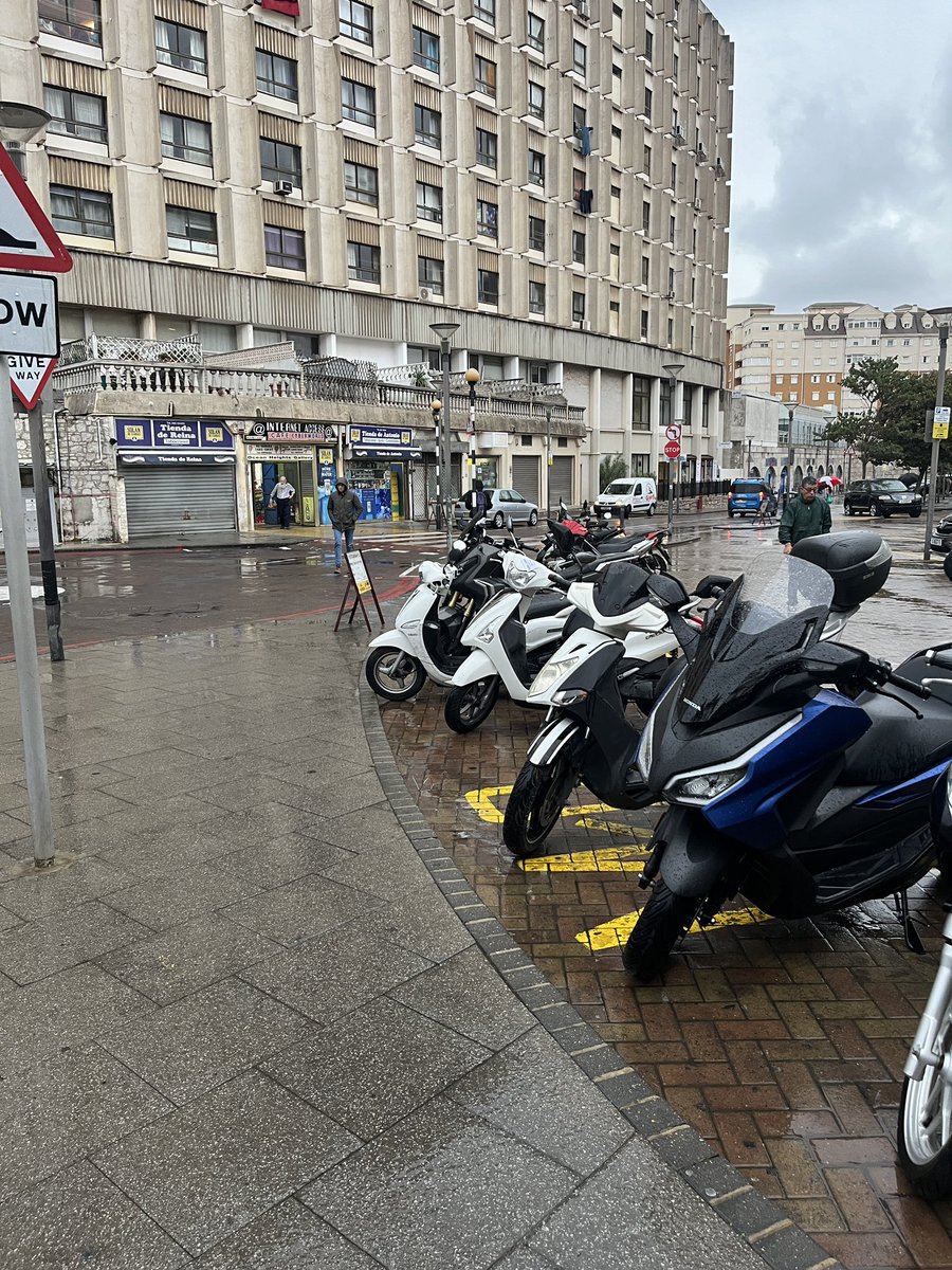 It is raining and there is a weather advisory in place for rain. Britannia are nowhere to be seen but GPMSL are still fining bikes and cars parked. The signs were only in place so that Britannia could clean. Why would they not just re-do the signs and come back another day?