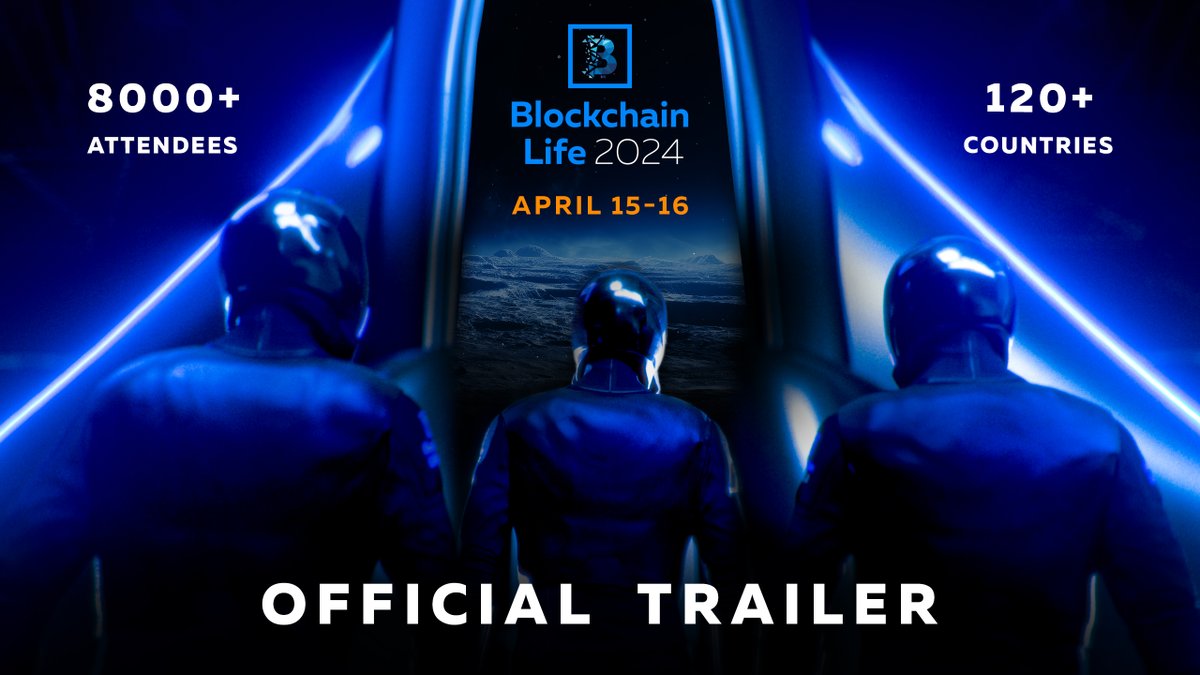 ⚡️⚡⚡ The Official Trailer Premiere! The new Blockchain Life 2024 Trailer,  which we started working on over 7 months ago, even before the Bitcoin  surge, perfectly represents the current market situation. There