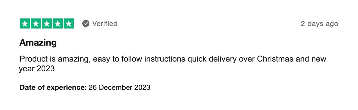 Thrilled customer ⭐ They loved our service "Fast Xmas delivery &amp; amazing product ✨." We got you covered: helpful guides &amp; easy install videos!  Check out our Chevron kit guide ➡️ vehiclechevrons.com/2023/04/04/ste…