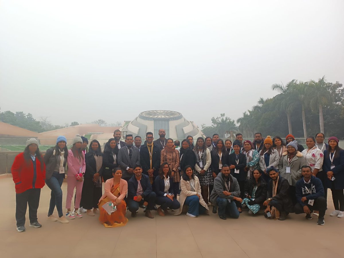 diaspora_india's tweet image. 71st #KnowIndiaProgramme participants visited Pradhanmantri Sangrahalaya  @PMSangrahalaya &amp;amp; learned about the visionary contributions of different Prime Ministers to India's #growth through Immersive technology like augmented reality and  #holograms etc. #71KIP #Indiandiaspora