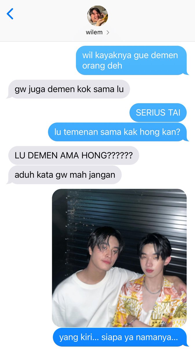 fourthcil's tweet photo. geminifourth two tweets au ft. william https://t.co/w6iXXikwbJ