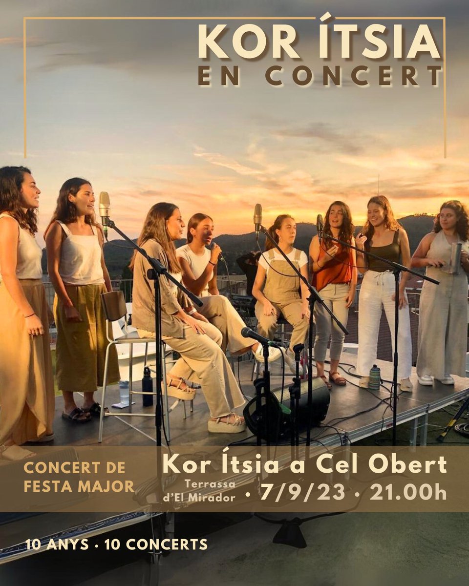 kor_itsia's tweet photo. Aquests són els concerts del 10è aniversari que hem fet el 2023!!! Aquest 2024 farem els altres 6 i aviat desvetllarem quin serà el proper. 😌
#10anys10concerts #10anysKorÍtsia https://t.co/FhqQtEJ7WQ