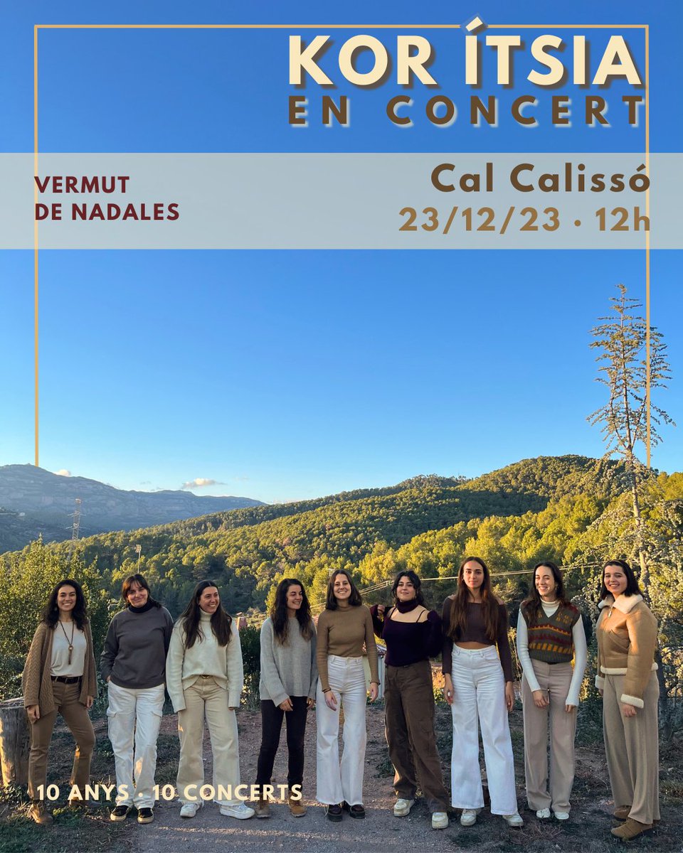 kor_itsia's tweet photo. Aquests són els concerts del 10è aniversari que hem fet el 2023!!! Aquest 2024 farem els altres 6 i aviat desvetllarem quin serà el proper. 😌
#10anys10concerts #10anysKorÍtsia https://t.co/FhqQtEJ7WQ