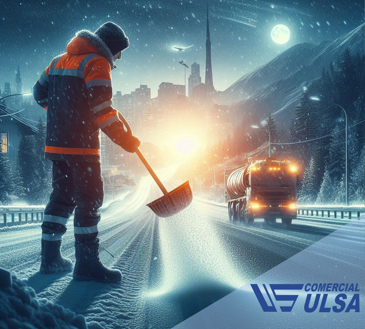 🧊❄️ Adelántate al frío, es importante estar preparados.

👉 Si necesitas sal, palas o ropa de abrigo de alta visibilidad, Comercial Ulsa.

¡No esperes más y visítanos hoy mismo! 💙

#invierno #comercialulsa #suministrosindustriales #helada #friosiberiano