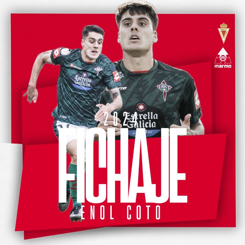 realmurciacfsad's tweet photo. FICHAJE | 𝗘𝗻𝗼𝗹 𝗖𝗼𝘁𝗼 refuerza el lateral derecho del Real Murcia C.F. #BienvenidoCoto