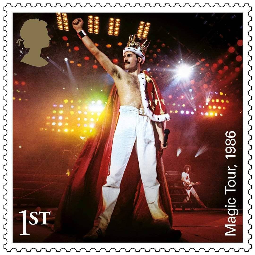 Sello exclusivo de Freddie Mercury por Royal Mail en Reino Unido.

#FreddieMercury #RoyalMail #Queen #UK #ReinoUnido #Correos