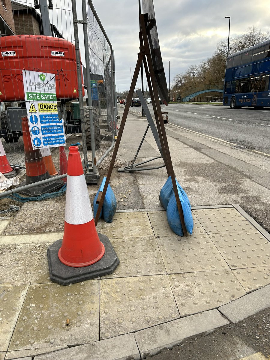 So now contractors have finished building dropped kerb, just covered it in junk. Transport strategy promises “effective management of streetworks”. My questions would be when ? How?
Why isn’t this already a priority ? What are you waiting for ?
#TakingTheDis