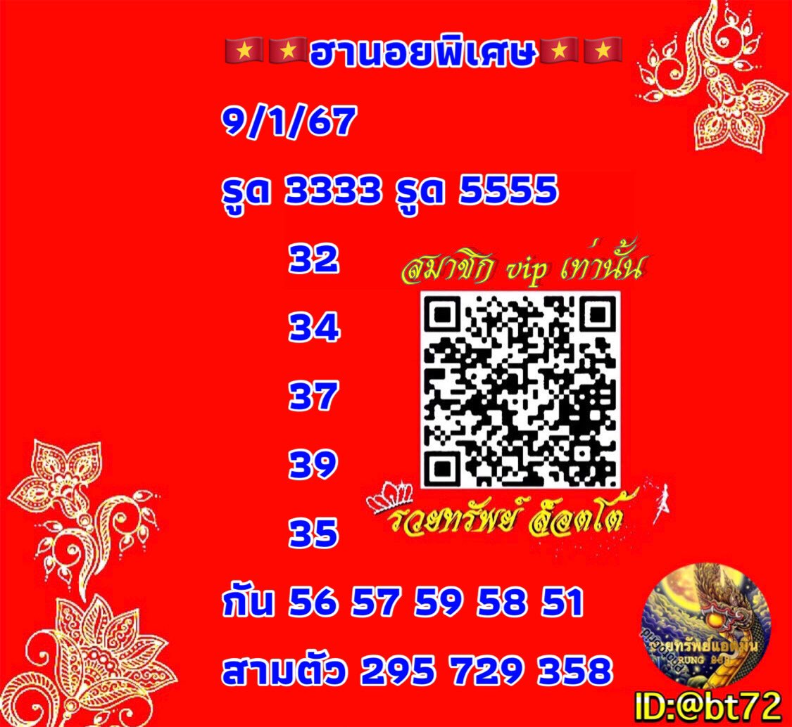 Lotto9679's tweet photo. 🇻🇳🇻🇳รวมฮานอยวันนี้ค่ะ 09/01/67🇻🇳🇻🇳
ฮานอยพิเศษ
ฮานอยปกติ
ฮานอย vip
🎊รวมฮานอยใบแดงบ้านรวยทรัพย์🎊
#ใบแดงปังมาก

กดเข้ากลุ่มใบแดง🧧ฟรี
https://t.co/UzdjmUJioo https://t.co/EvZhpdQHOC